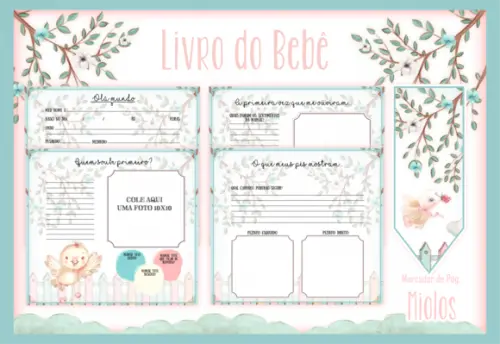 Arquivo Digital - Livro do Bebê - Passarinho 02