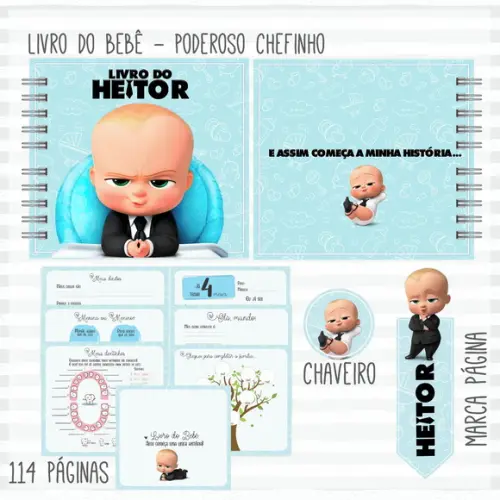 Arquivo Digital - Livro do Bebe - Poderoso Chefinho