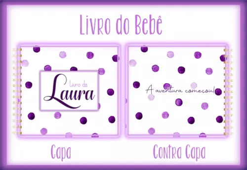 Arquivo Digital - Livro do Bebe - Poa Lilas