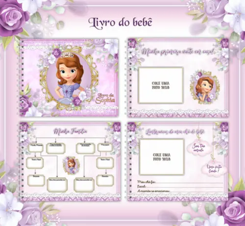 Arquivo Digital - Livro do Bebê - Princesa Sophia
