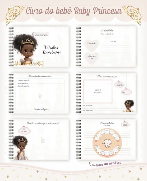 Arquivo Digital - Livro do Bebe - Princesa Negra