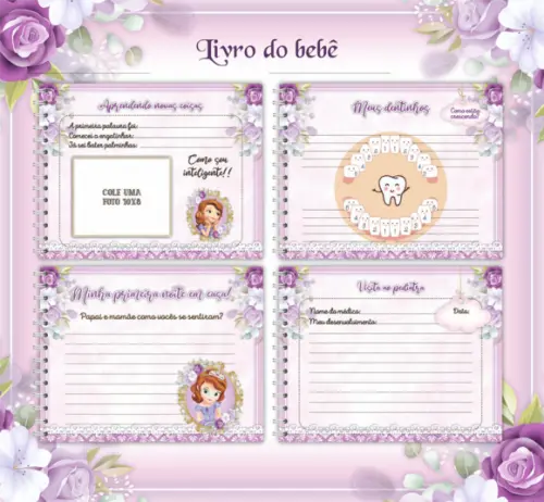 Arquivo Digital - Livro do Bebê - Princesa Sophia