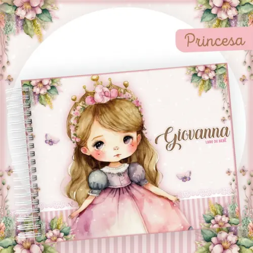 Arquivo Digital - Livro do Bebê - Princesa Vintage