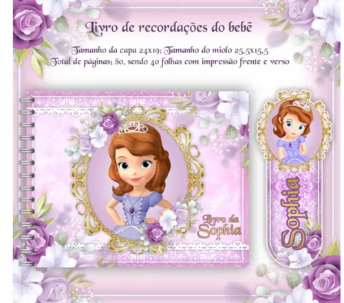 Arquivo Digital - Livro do Bebê - Princesa Sophia