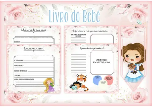 Arquivo Digital - Livro do Bebe - Princesas