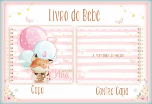 Arquivo Digital - Livro do Bebe - Raposinha Menina