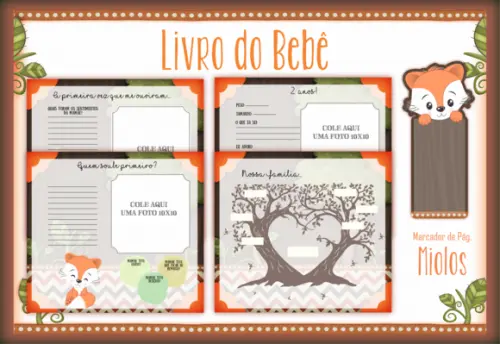 Arquivo Digital - Livro do Bebe - Raposinha