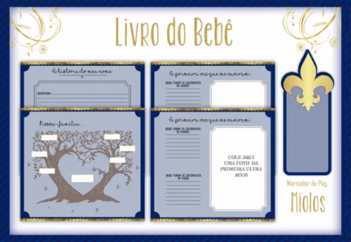 Arquivo Digital - Livro do Bebe - Realeza Menino 02