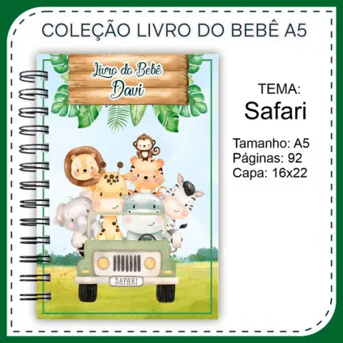 Arquivo Digital - Livro do Bebê - Safari (A5)