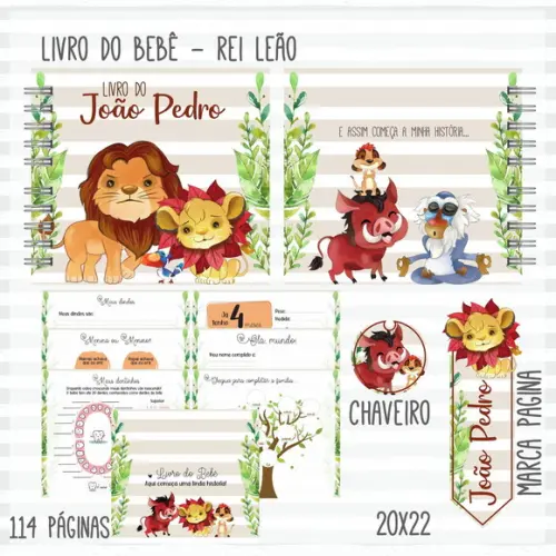 Arquivo Digital - Livro do Bebê - Rei Leão 04
