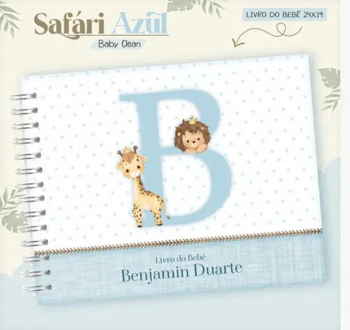 Arquivo Digital - Livro do Bebe - Safari Azul 02