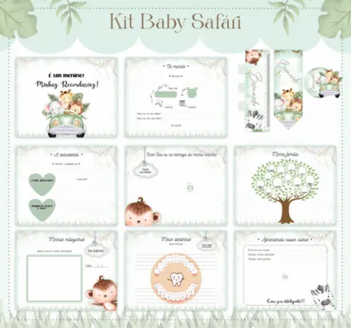 Arquivo Digital - Livro do Bebe - Safari Baby