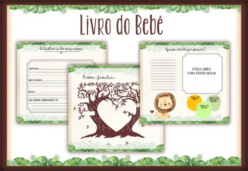 Arquivo Digital - Livro do Bebe - Safari Marrom