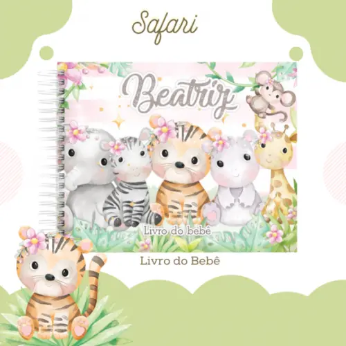 Arquivo Digital - Livro do Bebê - Safari Menina 03