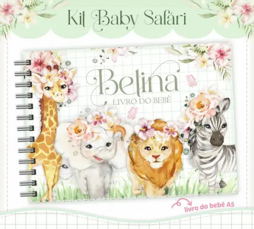 Arquivo Digital - Livro do Bebe - Safari Menina 05