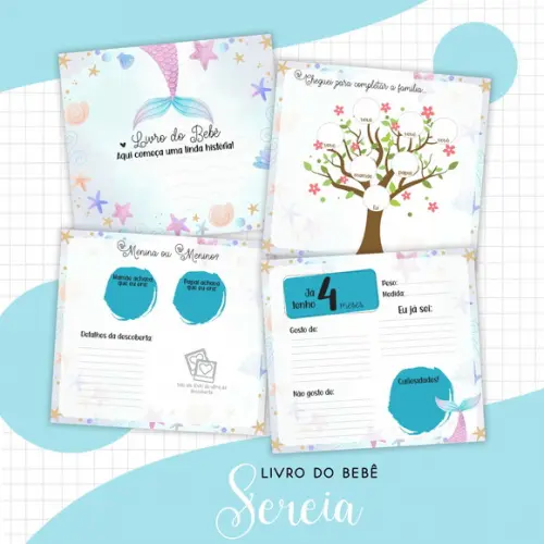 Arquivo Digital - Livro do Bebê - Sereia 03
