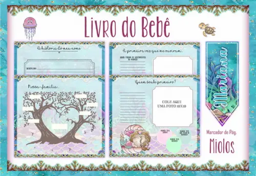 Arquivo Digital - Livro do Bebê - Sereia