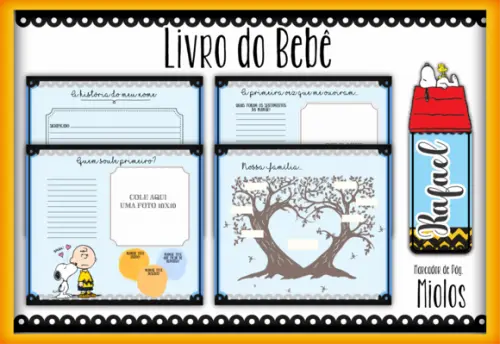Arquivo Digital - Livro do Bebe - Snoopy