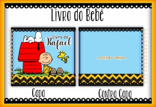Arquivo Digital - Livro do Bebe - Snoopy