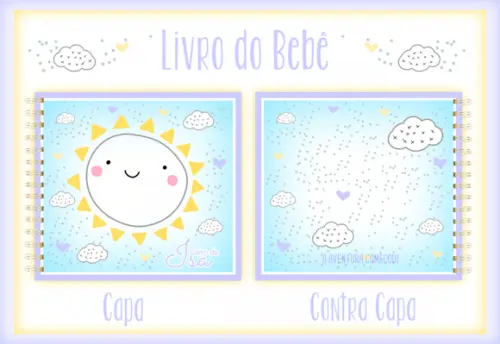 Arquivo Digital - Livro do Bebe - Sol Minimalista