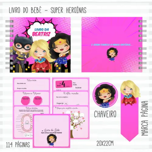 Arquivo Digital - Livro do Bebe - Super Heroinas 02