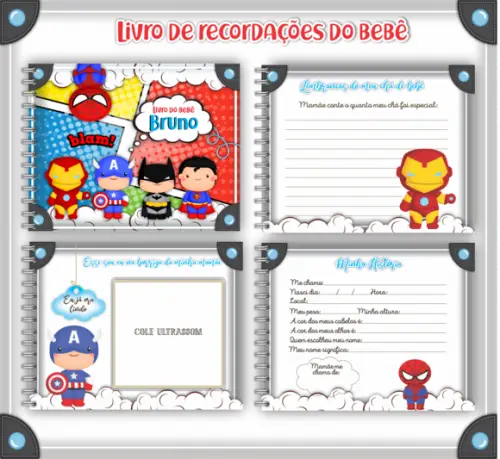 Arquivo Digital - Livro do Bebe - Super Herois 02