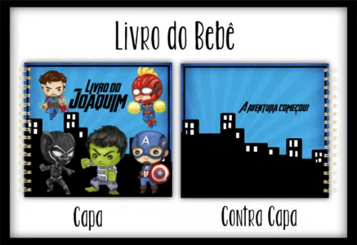 Arquivo Digital - Livro do Bebe - Super Herois