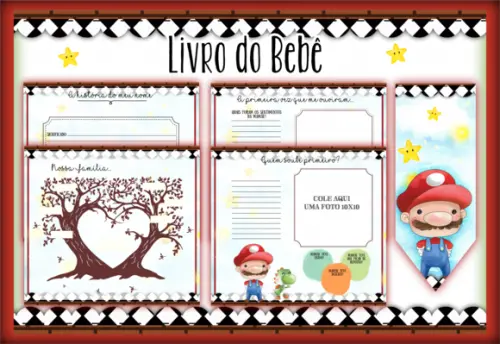 Arquivo Digital - Livro do Bebe - Super Mário