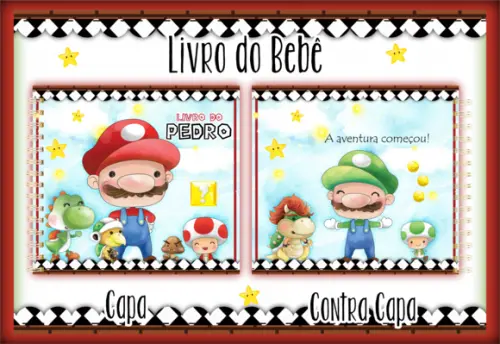 Arquivo Digital - Livro do Bebe - Super Mário