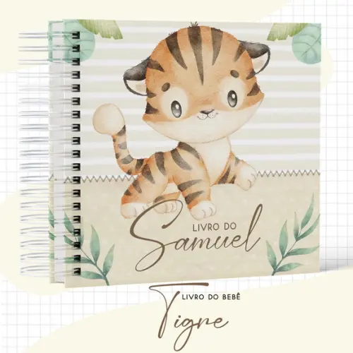 Arquivo Digital - Livro do Bebe - Tigre Menino