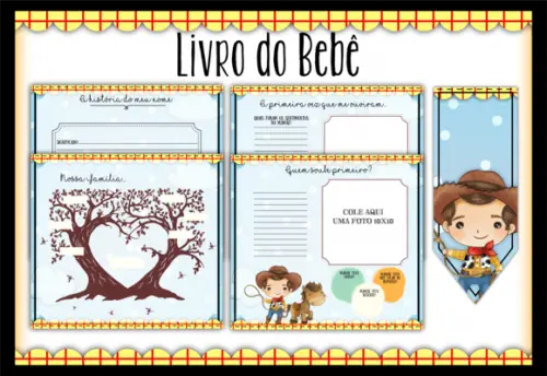 Arquivo Digital - Livro do Bebê - Toy Story