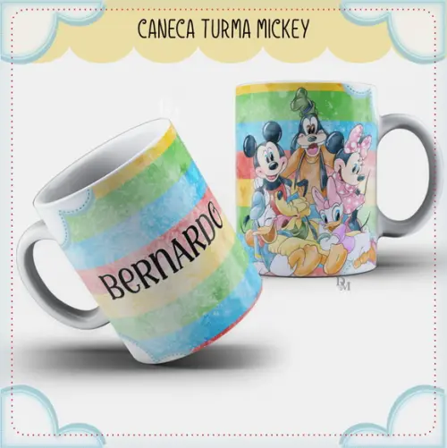 Arquivo Digital - Livro do Bebê - Turma do Mickey