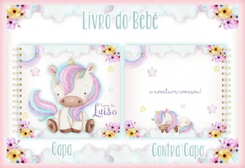 Arquivo Digital - Livro do Bebe - Unicornio 02