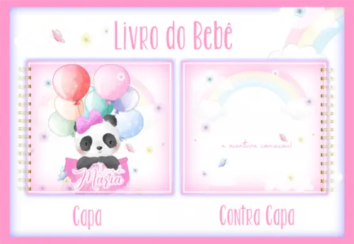 Arquivo Digital - Livro do Bebe - Ursa Panda