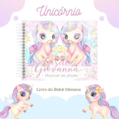 Arquivo Digital - Livro do Bebê - Unicornio Gemêas