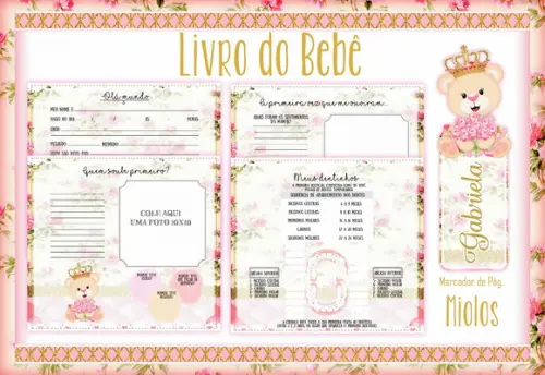 Arquivo Digital - Livro do Bebe - Ursinha Princesa