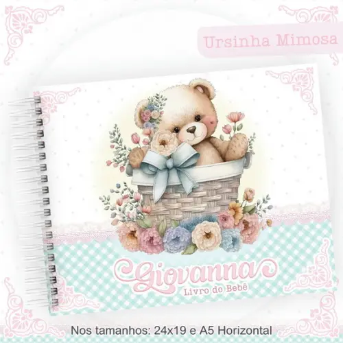 Arquivo Digital - Livro do Bebe - Ursinha Mimosa