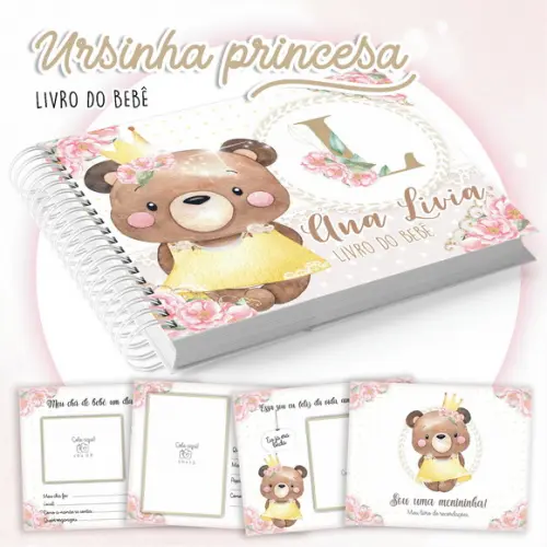Arquivo Digital - Livro do Bebê - Ursinha Princesa 02