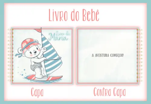 Arquivo Digital - Livro do Bebe - Ursinha Surfista