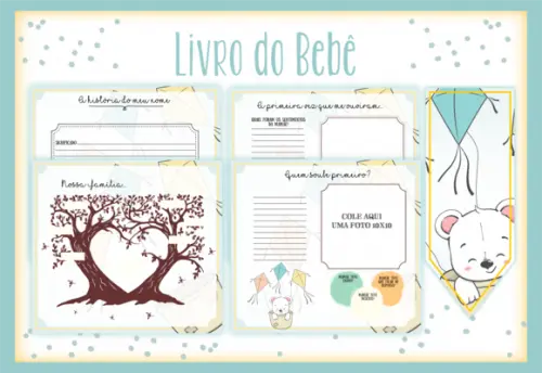 Arquivo Digital - Livro do Bebe - Ursinho