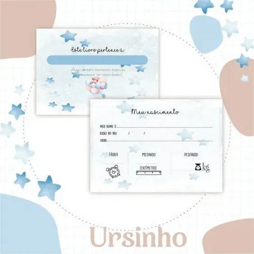 Arquivo Digital - Livro do Bebe - Ursinho 04