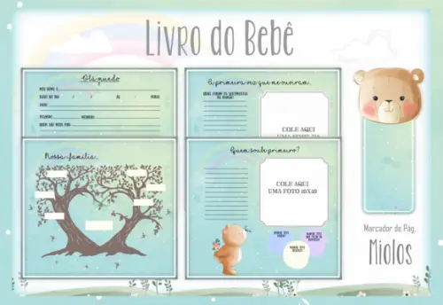 Arquivo Digital - Livro do Bebe - Ursinho 03