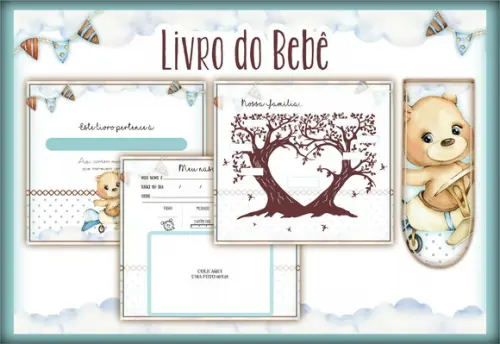 Arquivo Digital - Livro do Bebe - Ursinho Aviador 04