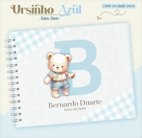 Arquivo Digital - Livro do Bebe - Ursinho Azul