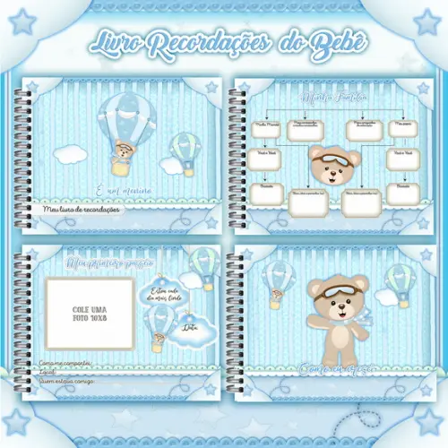 Arquivo Digital - Livro do Bebe - Ursinho Baloeiro