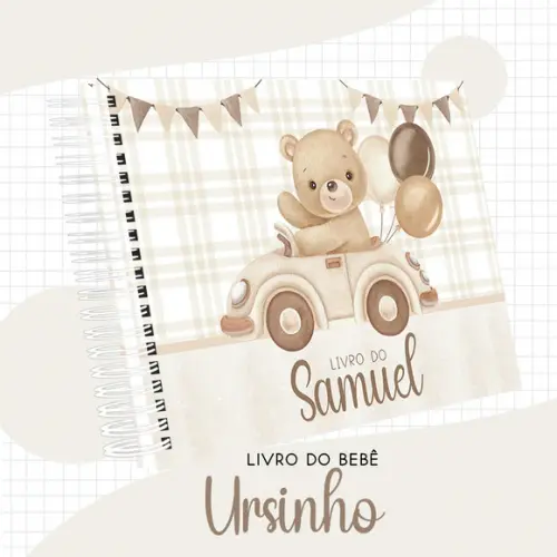 Arquivo Digital - Livro do Bebe - Ursinho Marrom