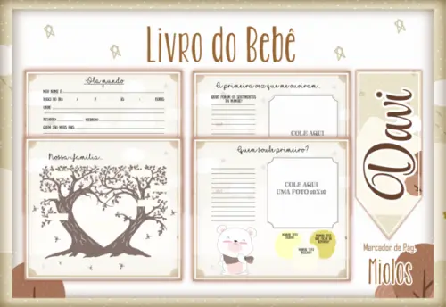 Arquivo Digital - Livro do Bebê - Ursinho Meigo