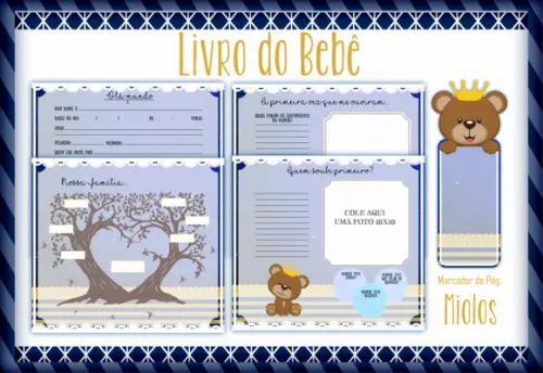 Arquivo Digital - Livro do Bebê - Ursinho Príncipe