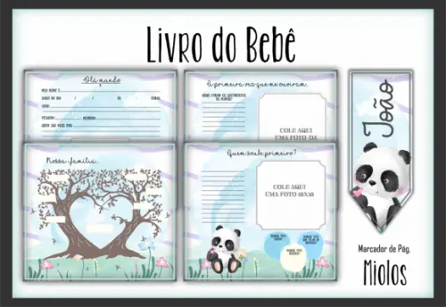 Arquivo Digital - Livro do Bebê - Ursinho Panda 02