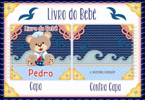 Arquivo Digital - Livro do Bebe - Urso Marinheiro